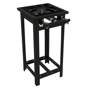 Imagem de Fogão Venâncio A Gás Alta Pressão Vulcão1 Boca Com Pé Vap1p