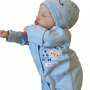 Imagem de Boneca Bebê Reborn Realista 46 cm em Silicone Rosali Menino e Pode Dar Banho Acompanha Roupinhas Variadas e Acessórios