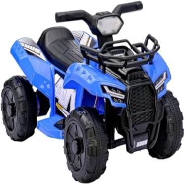 Imagem de Veiculo de passeio infantil, motorizado, movido a eletricidade, resistente, duravel, infantil, quadriciclo,azul