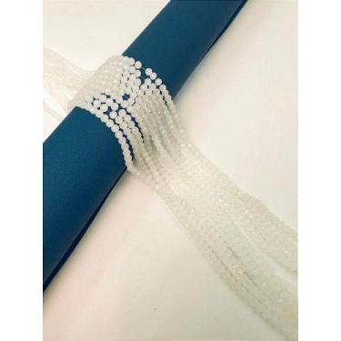 Imagem de Fio Cristal 4mm Vidro Facetado - 150 Cristais Coloridos - no-brand