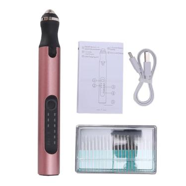 Imagem de LiebeWH Kit de Caneta de Gravação Elétrica Com 20 Bits de Moagem 5000/10000/18000RPM Caneta de Gravação Sem Fio de 3 Velocidades para Joias, Madeira, Metal, Ferramenta de Polimento