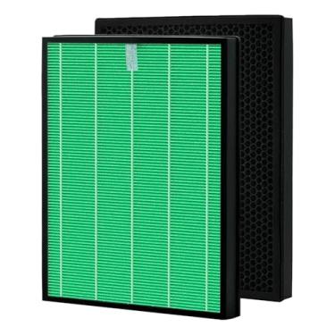 Imagem de Alvamoyle Substituição de filtro Airmega 230/240, compatível com Coway Airmega 230 e purificador de ar Coway Airmega 240 (AP-1821F), peça nº 3111151, Max 2 HEPA verde verdadeiro e filtro de carbono