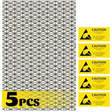 Imagem de Bolsa antiestática de topo aberto, bolsas antiestáticas premium grandes com adesivo para placa mãe placa de vídeo, tela LCD, 30,5 x 40,6 cm, pacote com 20