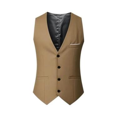 Imagem de Colete Social Masculino Sem Mangas Com Cintura Ajustável M-7XL Primave