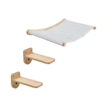 Imagem de Árvore Para Gatos DIY Com Rede, Arranhador, Cama, Prateleiras Para Esc