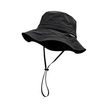 Imagem de Chapéu De Pescador Com Proteção Solar De Verão, Chapéu De Caminhada Co