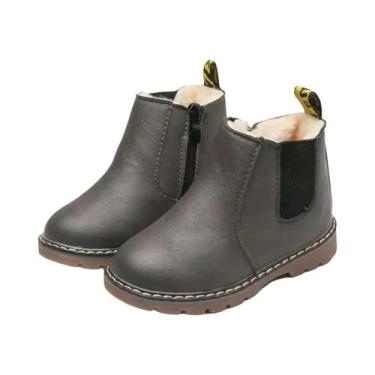 Imagem de Botas Chelsea Para Meninos E Meninas, Quentes, De Borracha, Estilo Clá