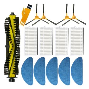 Imagem de Main Brush Hepa Filter Mop Compatible With Neatsvor X500 X520 X600 Pro Tesvor X500 T8 S6 Ikhos Create NetBot S15 Vacuum Cleaner Parts Spare(006)