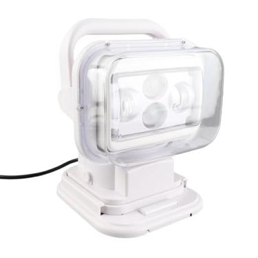 Imagem de Snsowed Luz LED, à Prova D'água, Controle Remoto, Luz de Busca, Lâmpada de Trabalho Holofote Branco 60W para Carro Iate SUV, Com Revestimento Plástico ABS Qualidade, Não