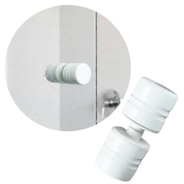 Imagem de Puxador Duplo Aluminio Frisado 7/8 Box Porta Vidro Temperado American 