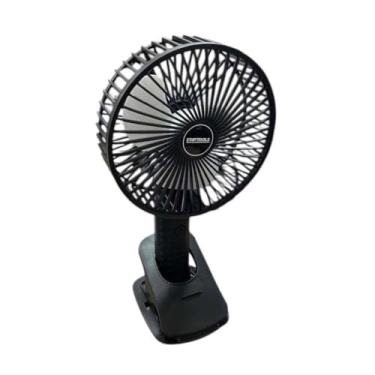 Imagem de Mini Ventilador de Mesa USB Portátil Silencioso – Ventoinha Compacta para Escritório, Notebook e Home Office | Preto