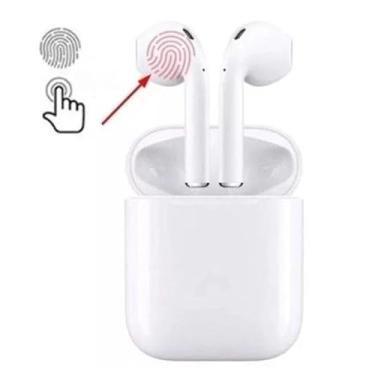 Imagem de Fone de Ouvido Sem Fio Bluetooth 5.4 - Compatível Todos Celulares Com Microfone e Redução de Ruído, Academia Corrida Musicas Graves Potentes Controle Touch, Branco