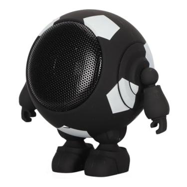 Imagem de Asixxsix Alto-falante Bluetooth, alto-falante portátil Bluetooth com conexão serial, chamada HD, bateria de longa duração, conjunto de para casa ao ar livre (Preta)