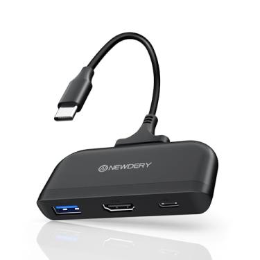 Imagem de NEWDERY Switch 2 Dock para estação de ancoragem Switch 2 com HDMI 4K @60HZ, porta PD de 100 W, conversor USB-C para USB-A de 5 Gbps, compatível com Switch1/Switch 2, MacBook, laptops