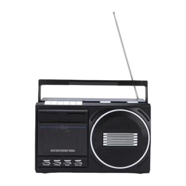 Imagem de Generic Gravador de Fita do Tocador de Cassetes, Boombox AM FM SW Rádio Som Estéreo Microfone Embutido AC DC Alimentado para Casa (Plugue UE 220V)