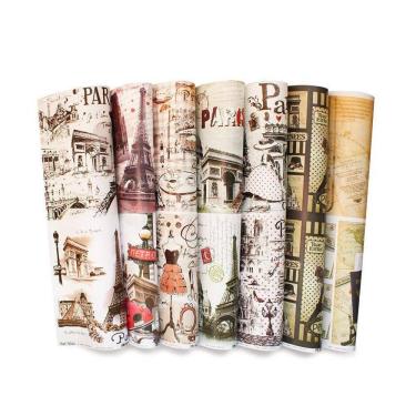 Imagem de Papel Com Estampa Tex Papel Coleção Paris 2 Ref C20