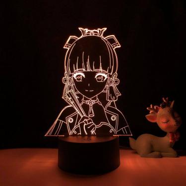 Imagem de Luz noturna LED 3D Plants vs Zombies Kamisatos que muda de cor