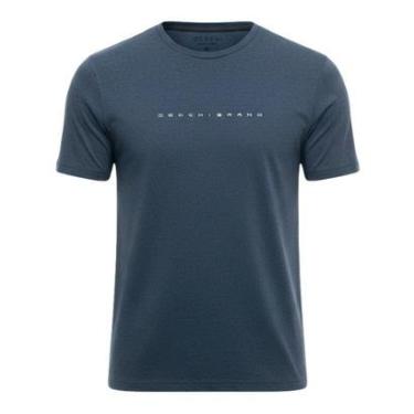 Imagem de Camiseta OgochI Masculina Azul Médio Og Brand-Masculino