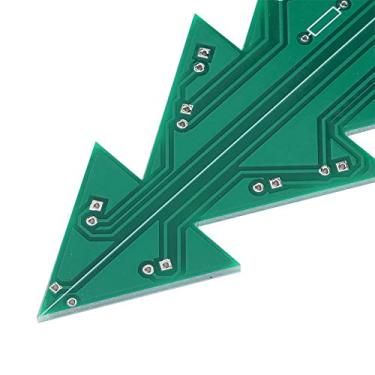 Imagem de Ornamento de Placa Circuito Impresso Eletrônico Árvore DIY com 33 Luzes LED Alta Brilho 23 Efeitos Gradiente Soldagem Componentes Inserção Direta para