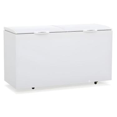 Imagem de Freezer Horizontal Dupla Açao Ghbs-530 Branco 2 Tampas Cega 532L 127V - Gelopar