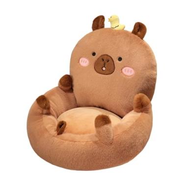 Imagem de Almofada De Cadeira - Banco de Pelúcia com Encosto | Almofada de Sofá Relax - para Meninas Mulheres Escritório Quarto Decoração