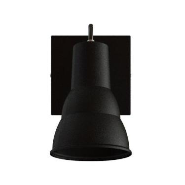 Imagem de Arandela Alumínio Hol 1xE27 - Taschibra, Preto