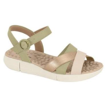 Imagem de Sandália Feminina Modare Ortopédica Anabela Fivela UltraConforto Fascite Plantar Cores-Feminino