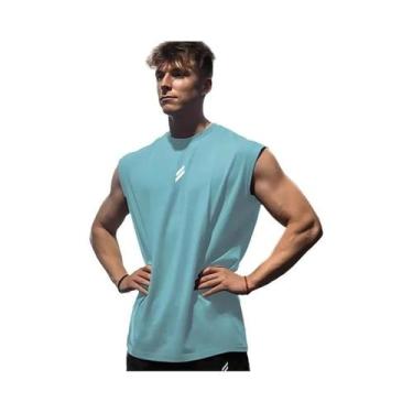 Imagem de Camiseta De Treino Masculina De Verão, Sem Mangas, Respirável, De Seca