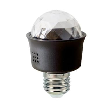 Imagem de Lâmpada de Projeção LED 3W com Mudança Cor RGB para Decoração Ambiente Férias KTV Luz Fantasma E27 Plug and Play