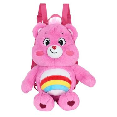 Imagem de Mochila Luxo Pelúcia Ursinhos Carinhos - Luxcel, Rosa