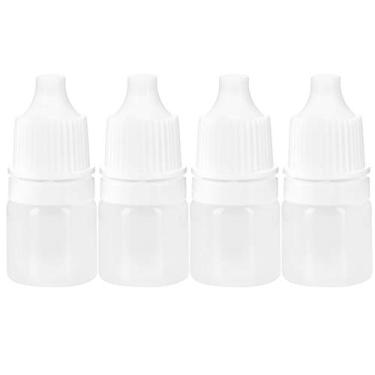 Imagem de Naroote Garrafa Conta-gotas de Plástico Branco de 2ml, Recipiente Recarregável Espremível para Líquido de Colírio, 100 Peças para Uso Em Viagens, Material Pe Seguro