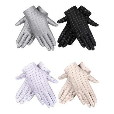 Imagem de Luvas de proteção solar SATINIOR para mulheres (4 pares)