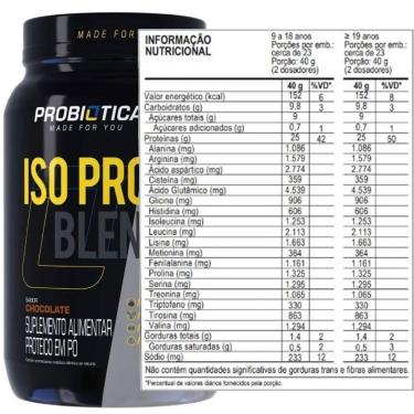 Imagem de ISO PROTEIN BLEND 900G + MIX PRO CREATINA 300G - PROBIOTICA-Unissex