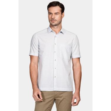 Imagem de Camisa Aramis Regular Ampla Falso Liso Lt Blue Azul Claro-Masculino