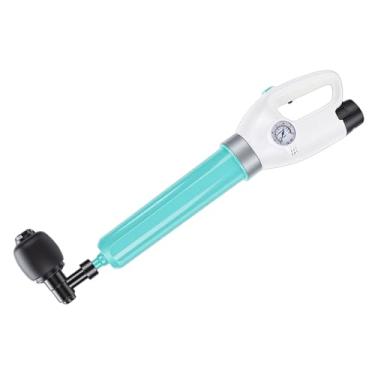 Imagem de Fafeicy Êmbolo Sanitário Elétrico, Removedor de Entupimento de Drenagem de Alta Pressão 87PSI Com Válvula Redutora de Pressão e Medidor de, para Pia de Banheiro, Banheira, Dreno de (Plugue dos EUA)