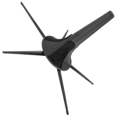 Imagem de Cosiki Suporte de Trompete Dobrável Portátil 5 Pernas para Instrumentos de Orquestra Preto ABS Liga de Zinco 7,1 X 12,0 pol.