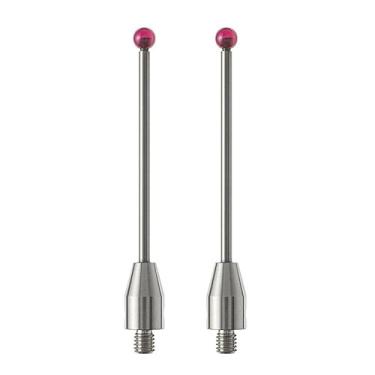 Imagem de ONEUNG 2 peças/conjunto de sondas CMM para metalização comparadores de 3 mm e 50 mm de comprimento A-5003-3680
