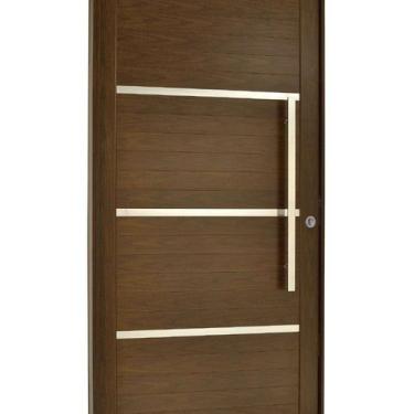 Imagem de Porta Lambril Pivotante com Puxador e Friso 220x100 Cm Abertura Direit