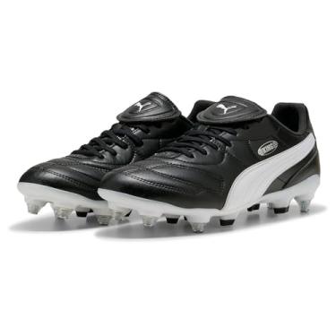 Imagem de PUMA Tênis de futebol masculino, Puma Preto PUMA Branco PUMA Prata, 12.5 Women/11 Men