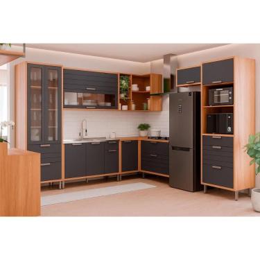 Imagem de Kit Modulado MGM 8 Peças Eloise C8P88 Cinamomo/Titanium