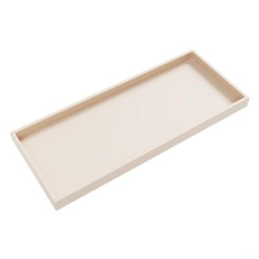 Imagem de Bandeja de silicone para banheiro para dispensador de sabão e organizador de armazenamento de bancada, à prova de estilhaçamento e pode ser lavada na lava-louças para xampu, perfume, joias e muito