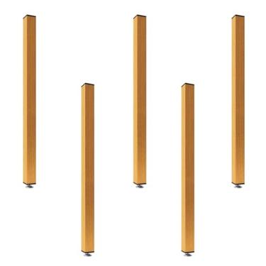 Imagem de Divisória de alumínio ajustável do chão ao teto - divisória de privacidade para entrada, banheiro, estúdio, apartamento - 2,5 m a 2,4 m de altura, pacote com 5 (135 cm/53,1")