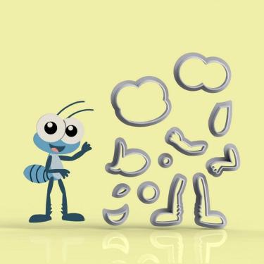 Imagem de Cortador Bob Zoom Modular Tamanho 6cm