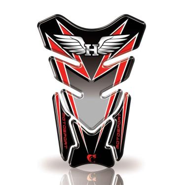 Imagem de Protetor De Tanque Adesivo Moto Honda -Motosport Vermelho