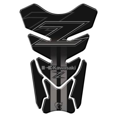 Imagem de Protetor De Tanque Adesivo Moto Kawasaki Preto Transparente