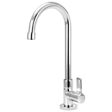 Imagem de Torneira Para Lavatório de Mesa Bica Alta 1-4 Volta Clean C62 Cromado Vtl620cwb Esteves Torneira