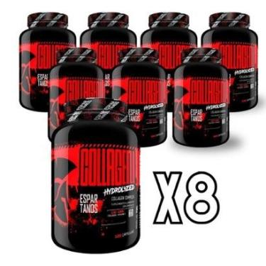 Imagem de Kit 8X Colágeno  120 Cápsulas - Espartanos Series (960 Cáps)-Unissex