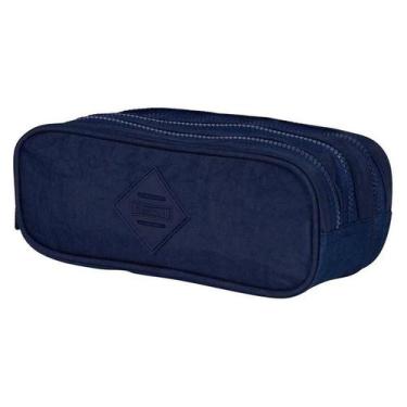 Imagem de Estojo Escolar Infantil Triplo Crinkle 7572604 Azul - Sestini - Tendtu