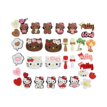 Imagem de Conjunto De Pingentes Para Sapatos Hello Kitty Tropical Tan Para Decor