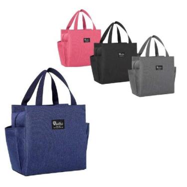 Imagem de Bolsa Isotermica Mochila Termica Marmita Fitness Lancheira Grande Trab